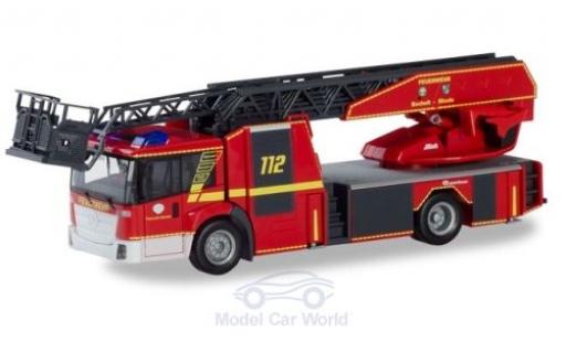 Modelauto Mercedes Econic Feuerwehr Drehleiter Brandweer Bocholt / Rhede 1/87 Herpa
