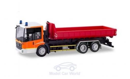 Modelauto Mercedes Econic Feuerwehr Brandweer D&Atilde;&frac14;sseldorf Wechsellader-LKW 1/87 Herpa
