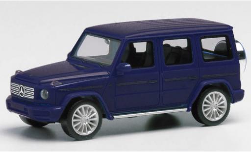 Modelauto Mercedes Classe G AMG metallic blauw avec -jantes 1/87 Herpa