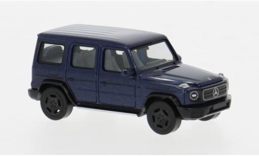 Modelauto Mercedes Classe G Base G580 blauw 1/87 Herpa