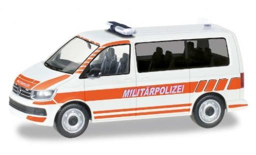 Modelauto Volkswagen T6 T6 Bus Milit&Atilde;&curren;rpolitie Schweiz 1/87 Herpa