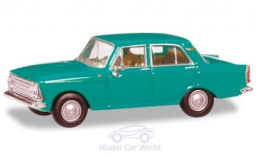 Modelauto Moskwitsch 408 Base turquoise 1/87 Herpa