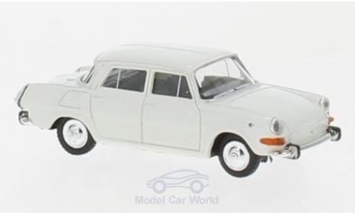 Modelauto Skoda 1000 Base MB wit 1/87 Herpa
