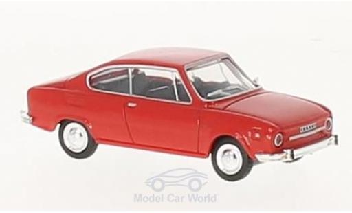 Modelauto Skoda 110 R rood 1/87 Herpa