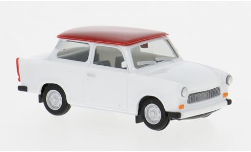 Modelauto Trabant 601 Base wit/rood 1/87 Herpa