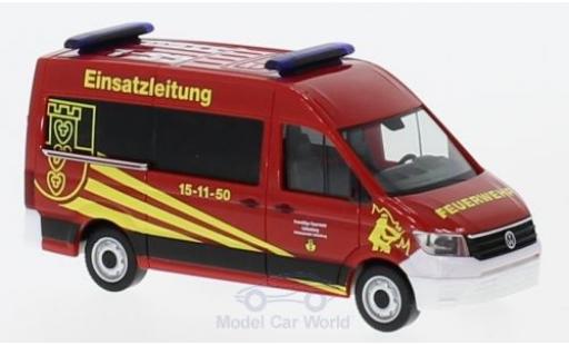 Modelauto Volkswagen Crafter Bus HD ELW Brandweer Liebenburg/Goslar 1/87 Herpa