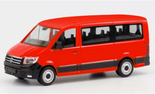 Modelauto Volkswagen Crafter Bus FD rood 1/87 Herpa
