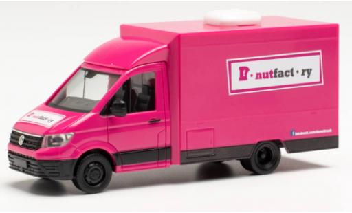Modelauto Volkswagen Crafter Base Foodtruck Donutfactory 1/87 Herpa