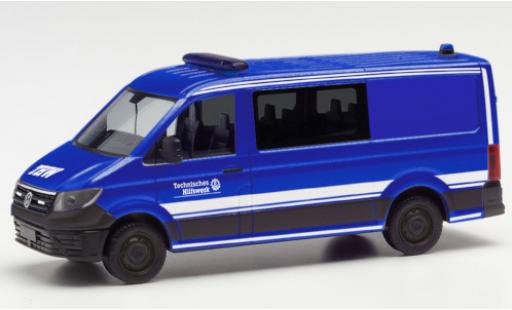 Modelauto Volkswagen Crafter Bus Halbbus FD THW Hessen/Rheinland-Pfalz/Saarland 1/87 Herpa