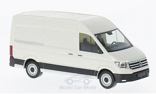 Modelauto Volkswagen Crafter Kasten bestelwagen Hochdak wit 2016 1/87 Herpa