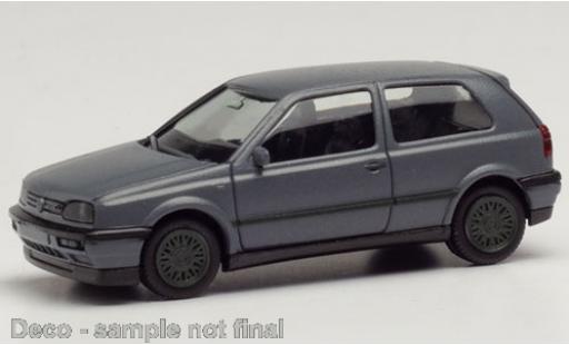 Modelauto Volkswagen Golf VR6 III grijs 1/87 Herpa