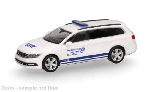 Modelauto Volkswagen Passat Base Variant THW W&Atilde;&para;rrstadt 1/87 Herpa