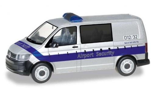 Modelauto Volkswagen T6 T6 Bus Airport Security / Fraport 1/87 Herpa