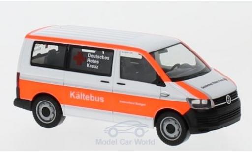 Modelauto Volkswagen T6 T6 Bus DRK Stuttgart / K&Atilde;&curren;ltebus 1/87 Herpa