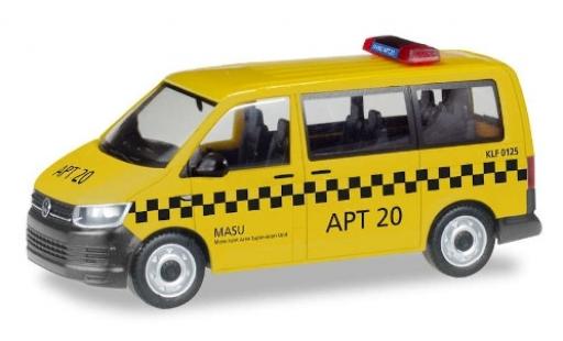 Modelauto Volkswagen T6 T6 Bus Fraport / MASU APT 20 1/87 Herpa