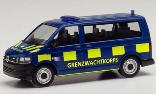 Modelauto Volkswagen T6 T6 Bus Schweizer Grenzwachtkorps 1/87 Herpa