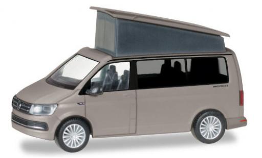 Modelauto Volkswagen T6 T6 California grijs toit de camping ougroen et ferm&Atilde;&copy; darstellbar 1/87 Herpa