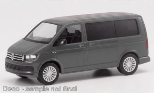 Modelauto Volkswagen T6 T6 grijs 1/87 Herpa