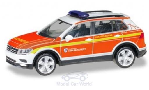 Modelauto Volkswagen Tiguan Base Freiwillige Brandweer Norderstedt Kommandofahrzeug 1/87 Herpa