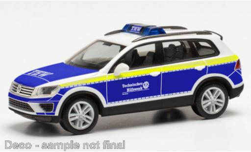 Modelauto Volkswagen Touareg Base THW OV Bochum 1/87 Herpa