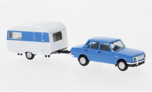 Modelauto Wartburg 353 Base blauw 1982 1/87 Herpa