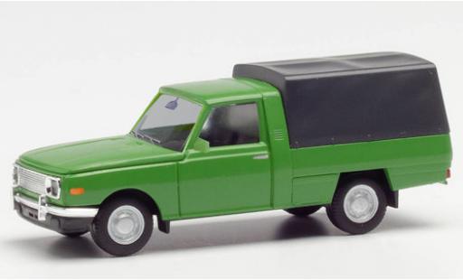 Modelauto Wartburg 353 Trans groen 1966 avec toile 1/87 Herpa