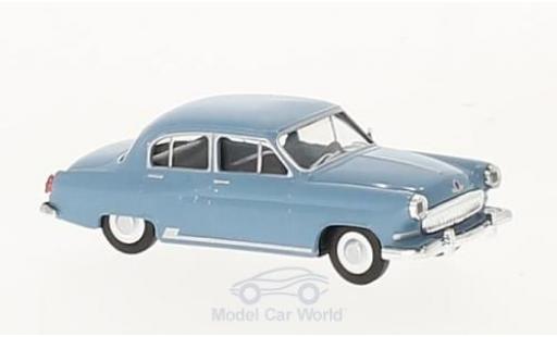 Modelauto Wolga M21 Base blauw 1/87 Herpa