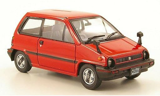 Honda City Base 1/43 Ebbro rood 1981 modelauto