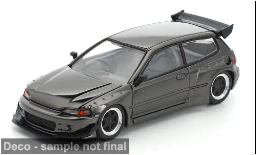 Modelauto Honda Civic Base EG6 antraciet 1/64 Pop Race