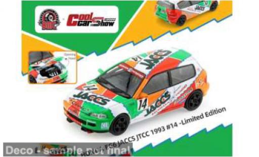 Modelauto Honda Civic Base (EG6) JTCC Mooncraft JACCS #14 N.Hattori/K.Kaneishi 1/64 BM Creations