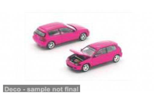 Modelauto Honda Civic Base (EG6) roze 1/64 Pop Race