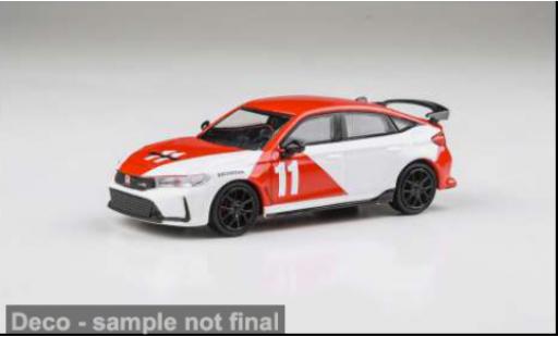 Modelauto Honda Civic Type R (FL5) oranje/wit 2025 1/64 Para64