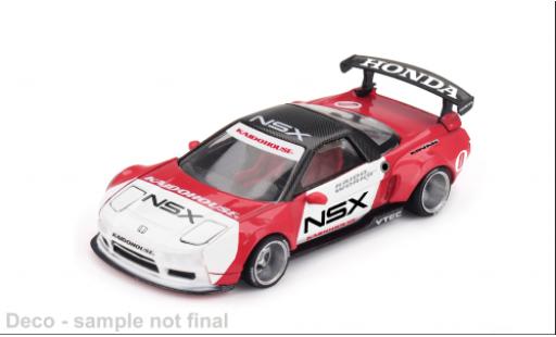 Modelauto Honda NSX Base Kaido Racing V1 rood/wit 1990 1/64 Mini GT