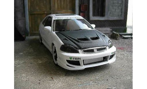 Honda Civic Si 1/18 Hot Wheels ek jdm coupe modelauto