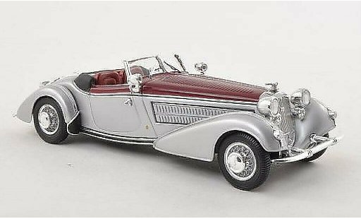 Horch 855 Roadster 1/43 Minichamps Spezial- grijs/rood 1938 modelauto