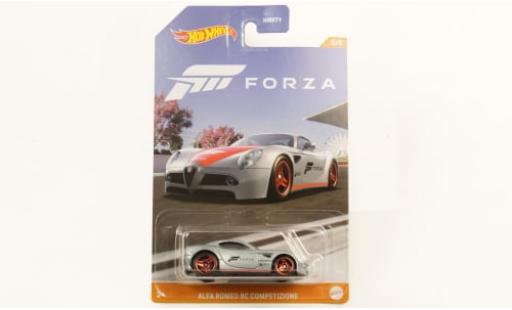 Modelauto Alfa Romeo 8C competizione metallic grijs Forza 1/64 Hot Wheels
