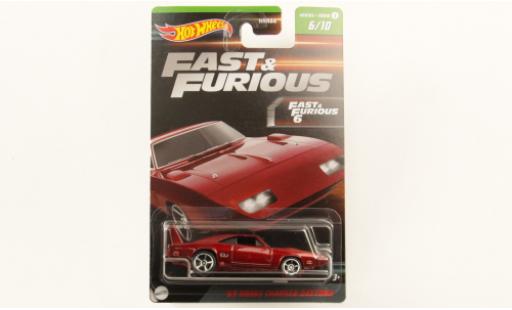 Modelauto Dodge Charger Daytona metallic rood rapide & Furious 1969 1/64 Hot Wheels