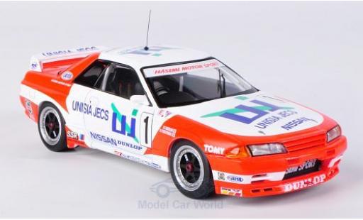 Modelauto Nissan Skyline R32 GT-R () No.1 Unisia Jecs JTC Suzuka 1993 M.Hasemi/H.Fukuyama 1/43 HPI