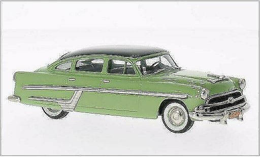 Hudson Hornet 4-Door Sedan 1/43 Brooklin groen/metallic groen 1954 modelauto