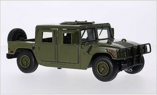 Hummer Humvee Troop Carrier 1/24 Motormax mat-olijfgroen / modelauto