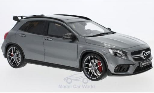Modelauto Mercedes Classe GLA AMG GLA 45 metallic grijs 1/18 GT Spirit