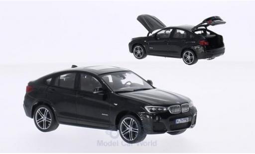 Modelauto Bmw X4 F26 () metallic zwart 2015 1/43 Herpa