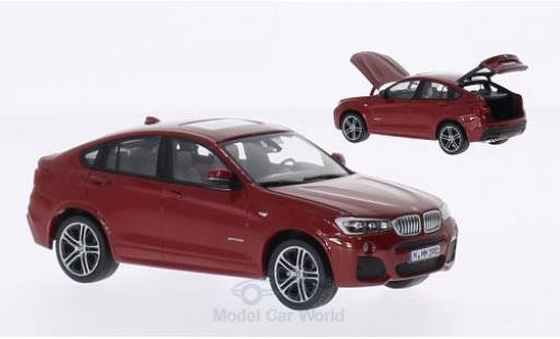 Modelauto Bmw X4 suv metallic rood 2015 1/43 Herpa
