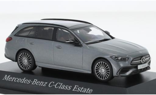 Modelauto Mercedes Classe C T-Modell (S206) metallic grijs 2021 1/43 Herpa