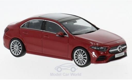 Modelauto Mercedes Classe A Limousine Sedan (V177) rood 2018 1/43 Herpa