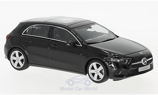 Modelauto Mercedes Classe A Base (W177) metallic zwart 1/43 Herpa