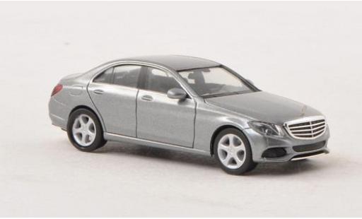 Modelauto Mercedes Classe C Base (W205) metallic grijs 2014 1/87 Herpa