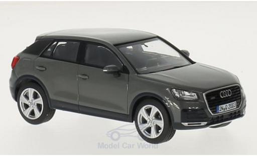 Modelauto Audi Q2 suv grijs 1/43 iScale