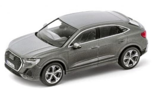 Modelauto Audi Q3 sportback (F3) metallic grijs 2020 1/43 iScale