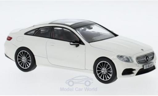 Modelauto Mercedes Classe E Coupe (C238) metallic wit 2016 1/43 iScale